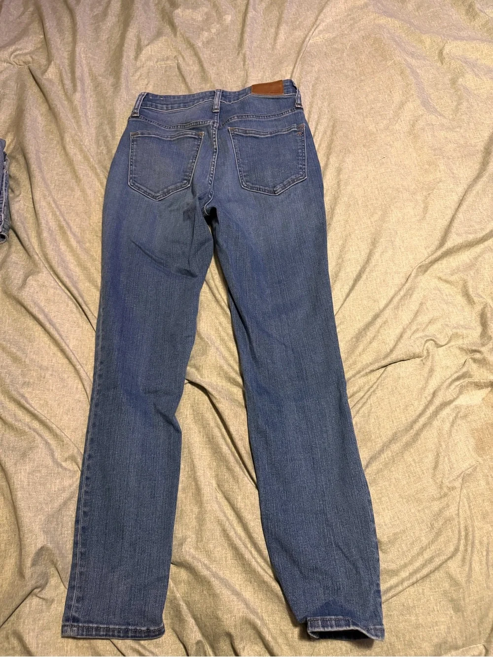 Madewell Women's Mid-Blue High-rise Skinny Crop Jeans